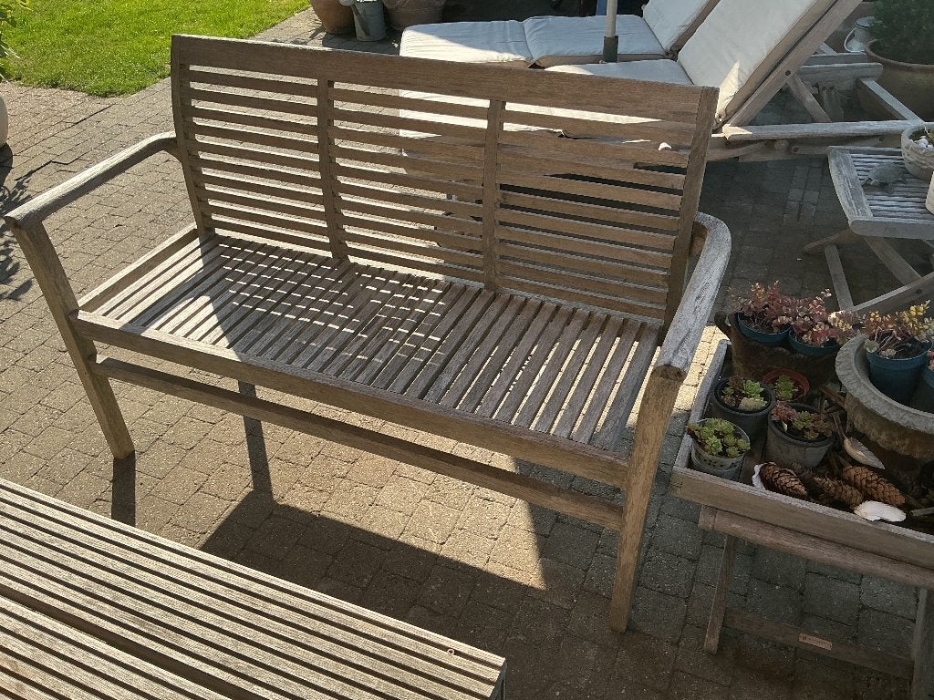 Teak tuinbank, Tuin en Terras, Tuinbanken, Ophalen