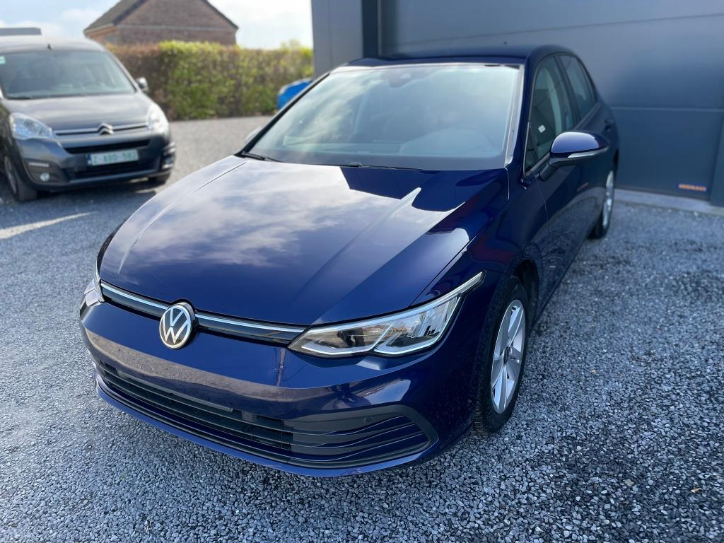 Volkswagen Golf 8/ 1.0 TSI/ IQ drive, Auto's, Stof, Blauw, 5 deurs, 3 cilinders