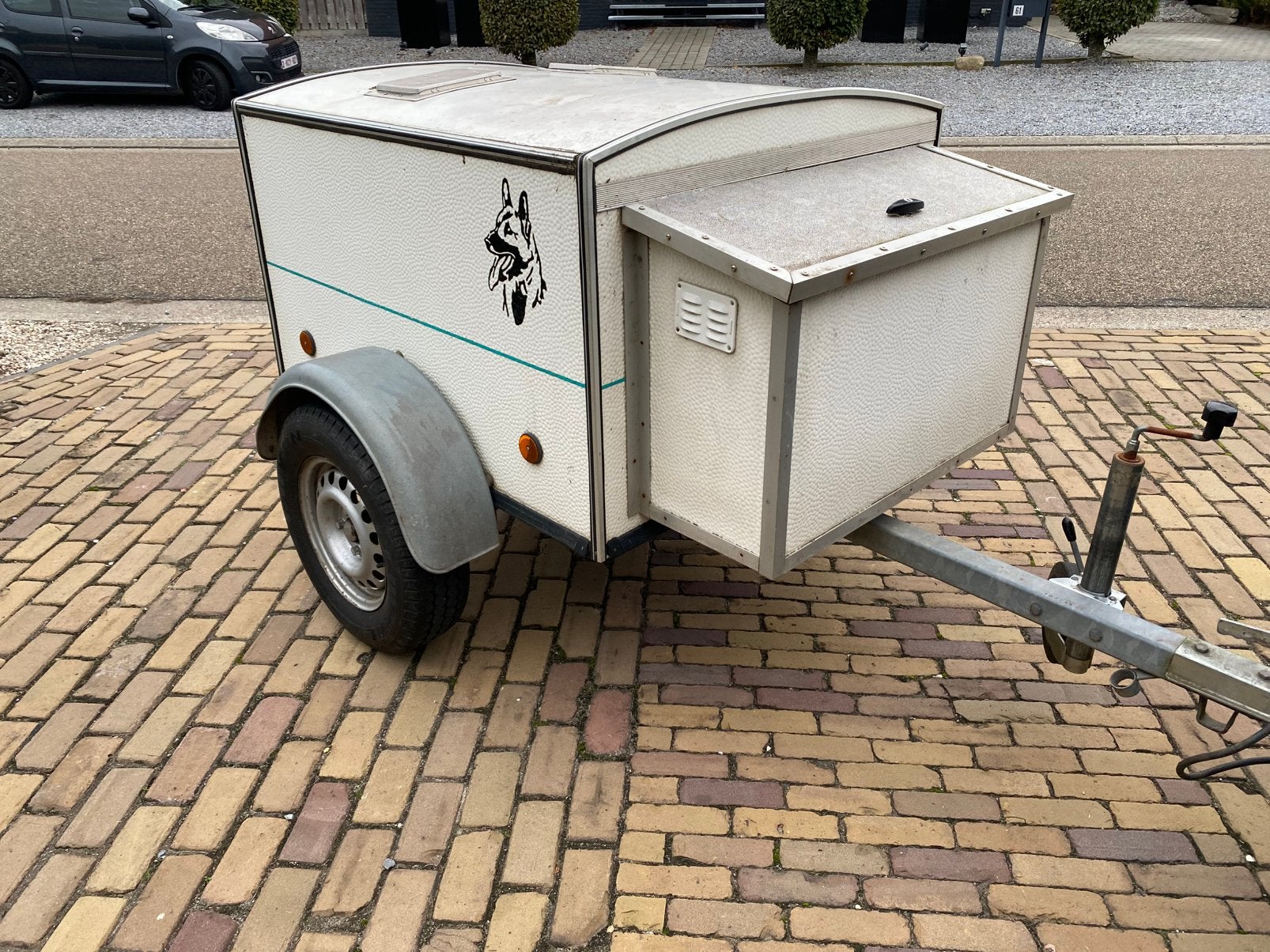 Honden aanhanger/ vee wagentje, Ophalen, Gebruikt