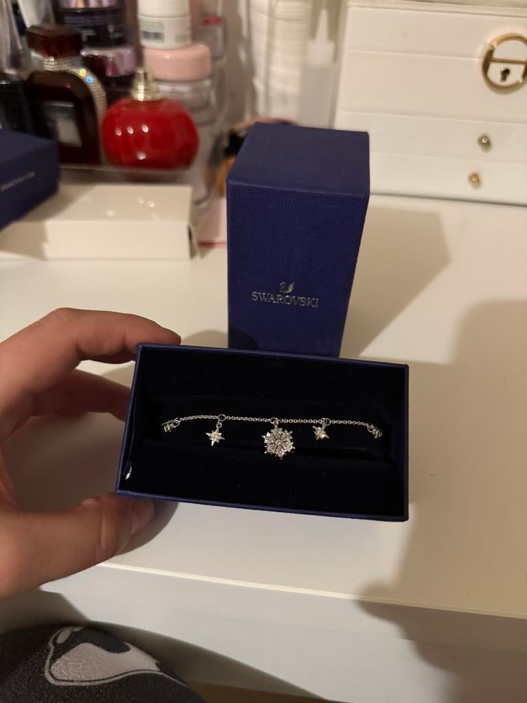 BRACELET MAGIQUE SWAROVSKI CZWH/RHS M nouveau, Enlèvement ou Envoi, Comme neuf, Blanc