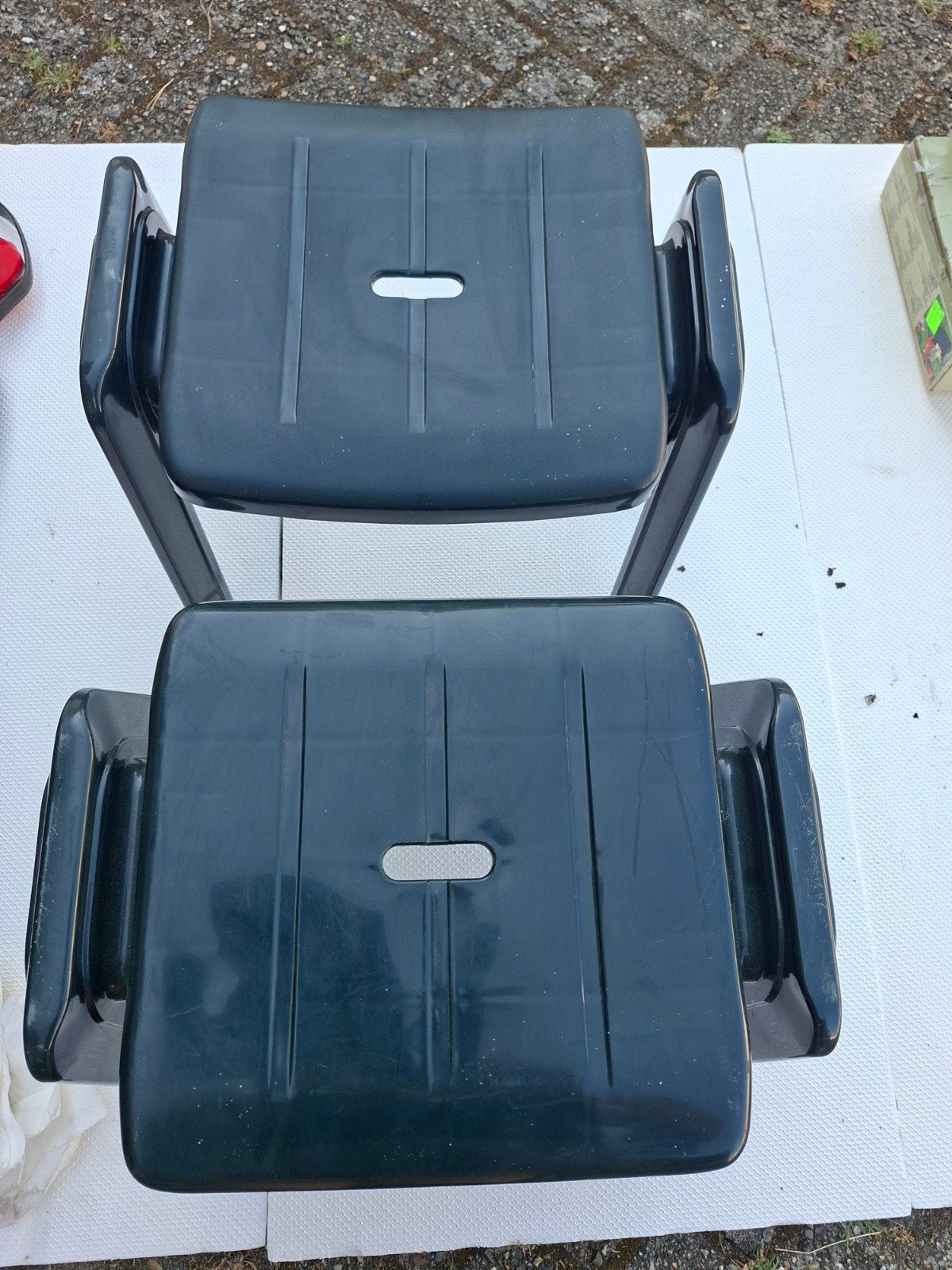 Pvc voetbank, Tuin en Terras, Ophalen