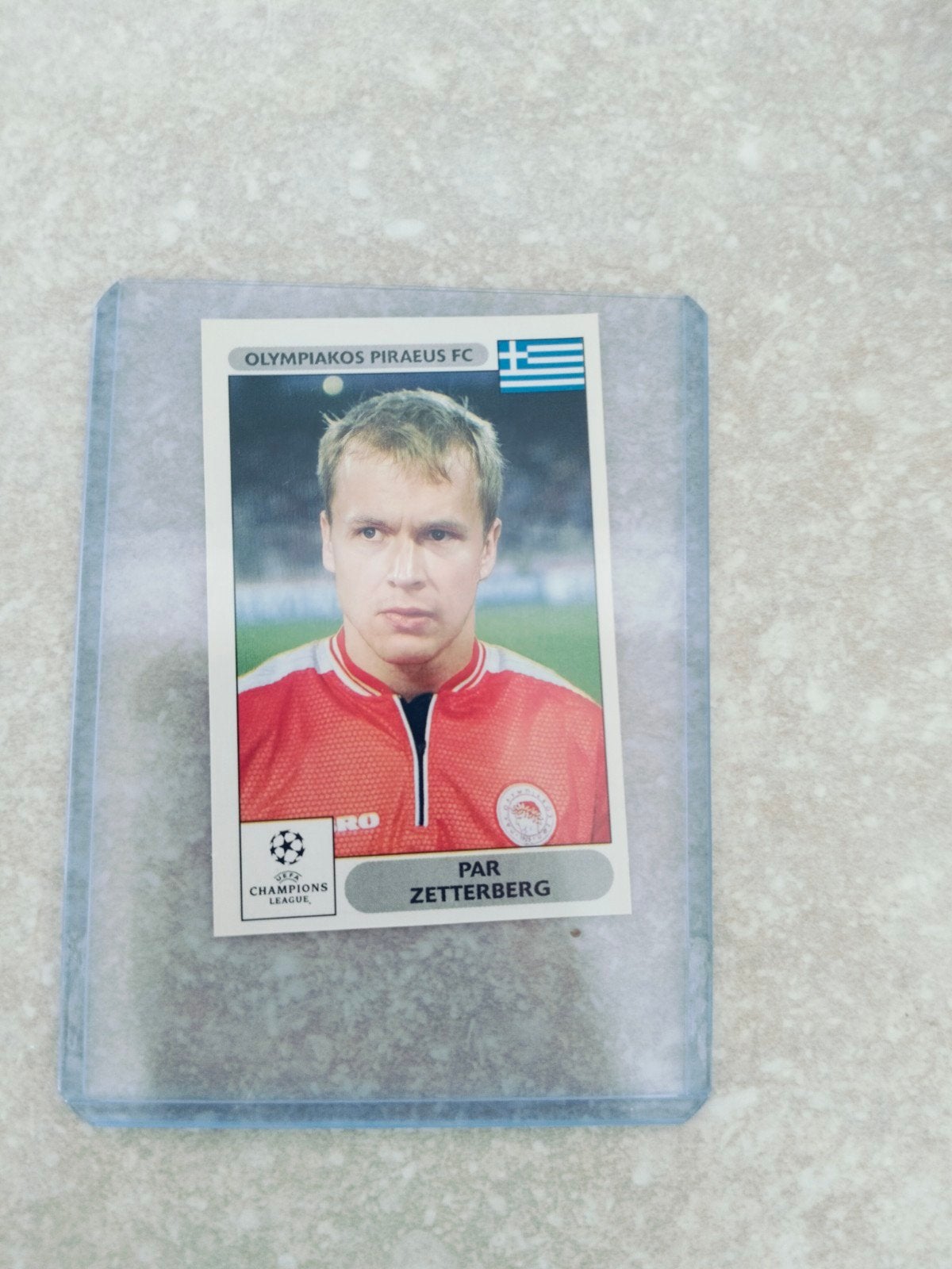 Panini sticker Champions League 2000-2001 par Zetterberg, Enlèvement ou Envoi, Autocollant