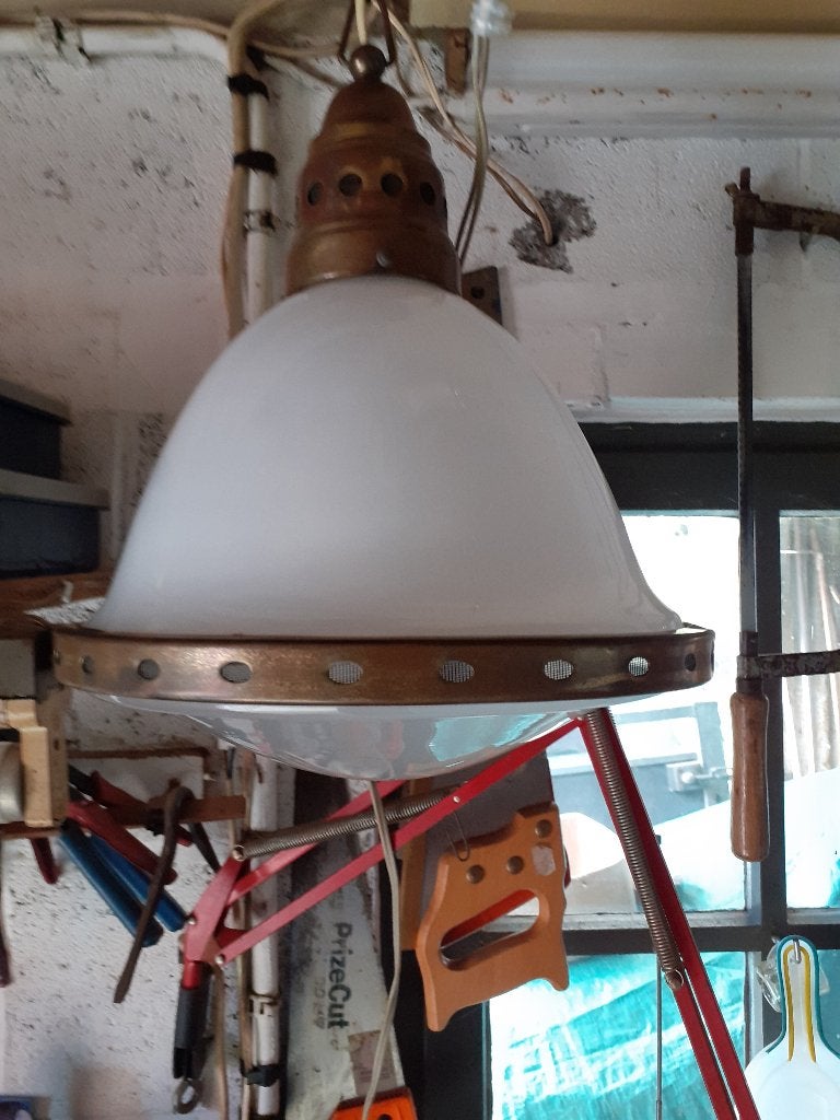 Luminaire, Comme neuf, Verre, Enlèvement, E27 (grand)