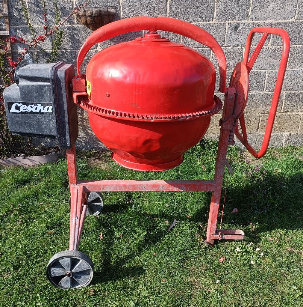 Betonniere Lescha SM 145, Enlèvement, Utilisé