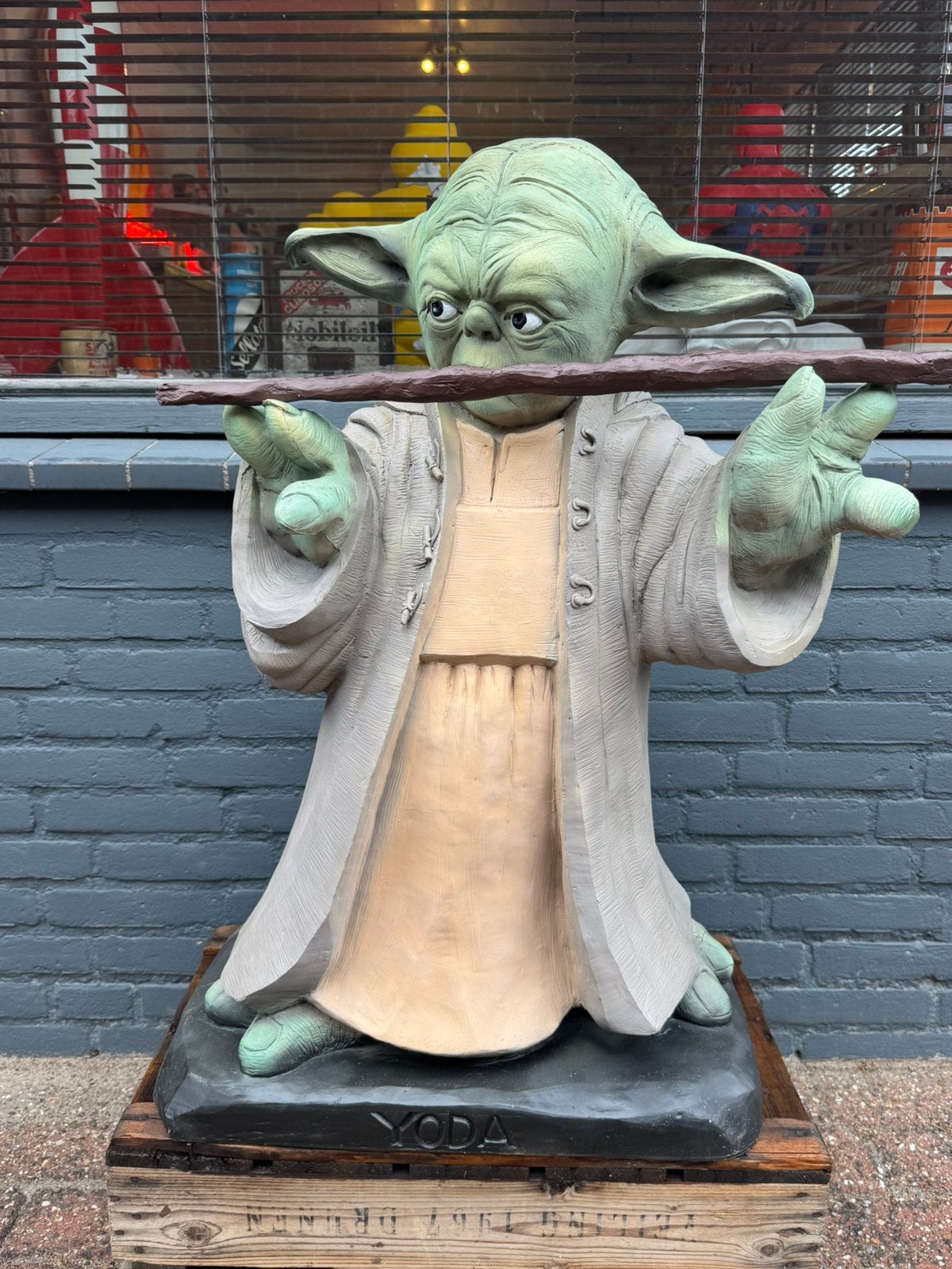 Statue Star Wars de YODA, Collections, Star Wars, Statue ou Buste, ., Comme neuf, Enlèvement