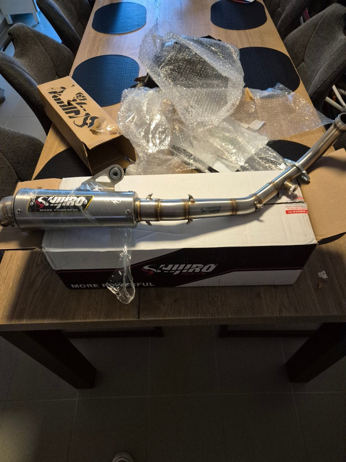 Shijiro uitlaat voor vespa 125cc, Motoren, Particulier