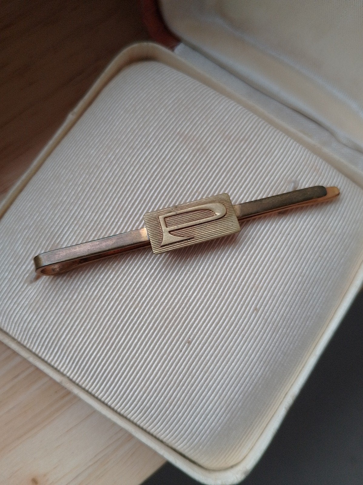 Vintage vergulde dasspeld Boutonex, Handtassen en Accessoires, Manchetknopen, Ophalen of Verzenden