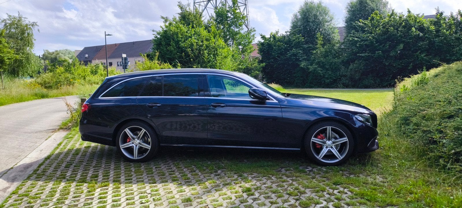 Mercedes E  klasse zo goed als nieuw, Auto's, Mercedes-Benz, Automaat, 4 deurs, 4 cilinders, Leder