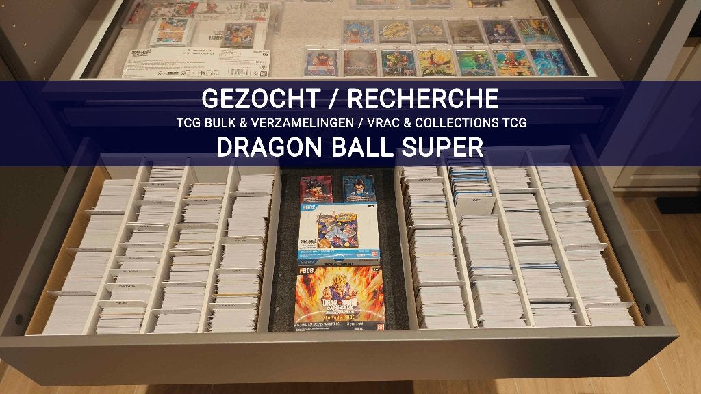 GEZOCHT DRAGON BALL SUPER KAARTEN, Ophalen, Zo goed als nieuw, Meerdere kaarten