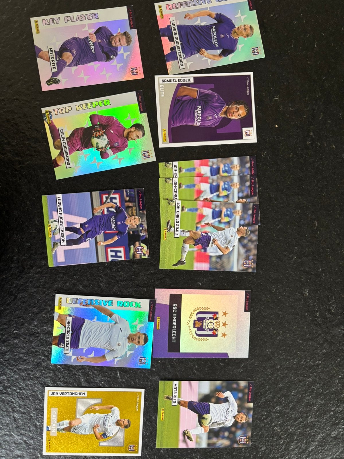 Panini voetbalkaarten jupiler pro league 2024/25 Anderlecht, Verzamelen, Ophalen, Nieuw, Spelerskaart
