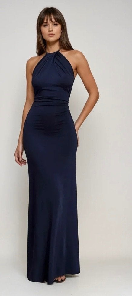 Galakleed marineblauw, Neuf, Robe de gala, Taille 38/40 (M), Bleu