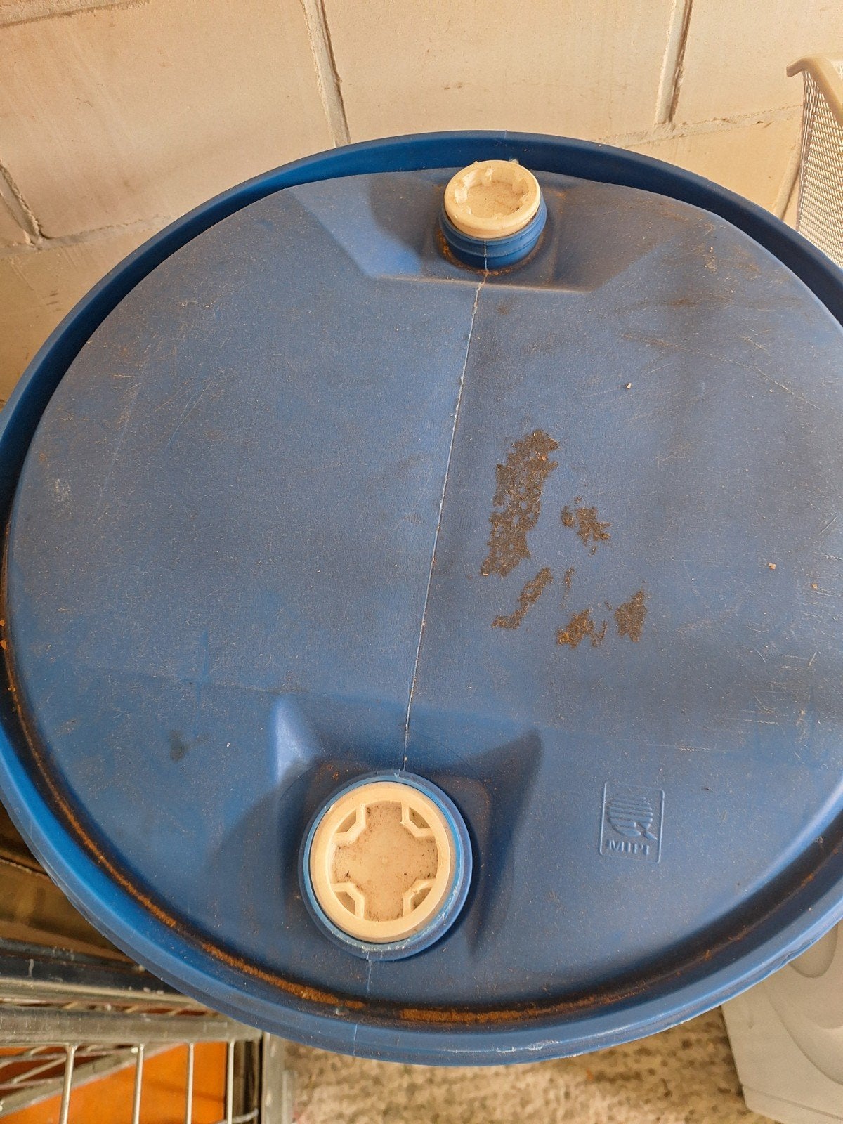 200l plastieken mazout tank (leeg), Doe-het-zelf en Bouw, Ophalen