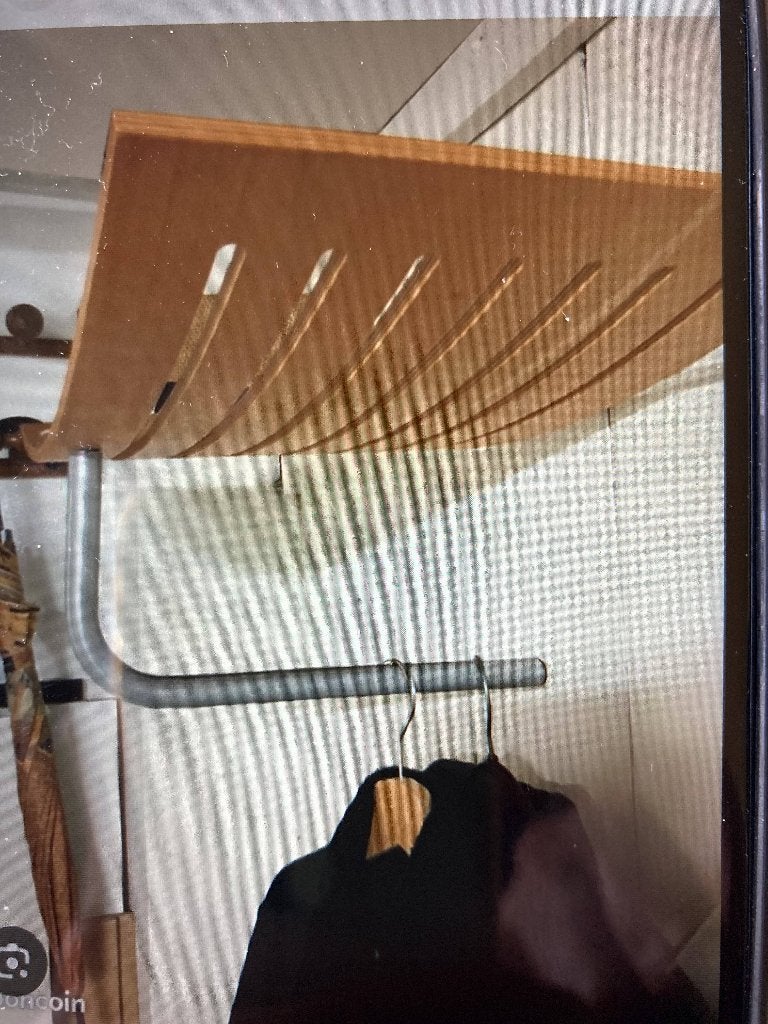 2 patères IKEA avec tringles, Maison & Meubles, Enlèvement, Utilisé