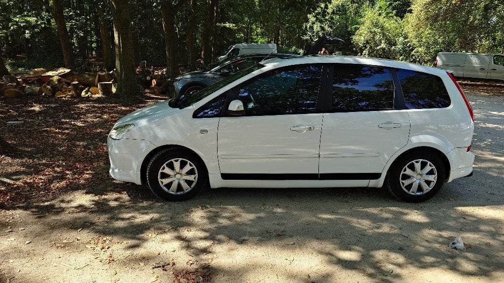 Ford C-max - Gekeurd, 153000KM, Benzine, Distributieketting, Auto's, Ford, Voorwielaandrijving, Stof, Zwart, Wit