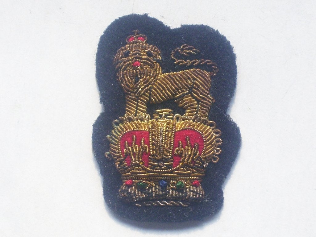 Insigne matelassé de Colonel ou brigadier general cap badge, Envoi, Armée de terre, Emblème ou Badge