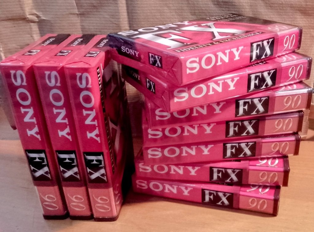Lot de 10 K7 Audio Vierges SONY FX 90 (Neufs sous blister), Cd's en Dvd's, Cassettebandjes, Nieuw in verpakking, Onbespeeld, 2 t/m 25 bandjes