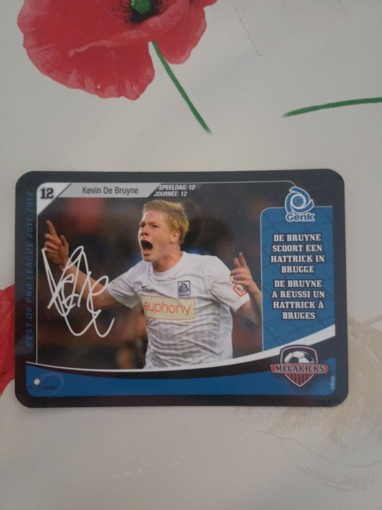 Kevin de bruyne mega kick krc genk, Ophalen of Verzenden
