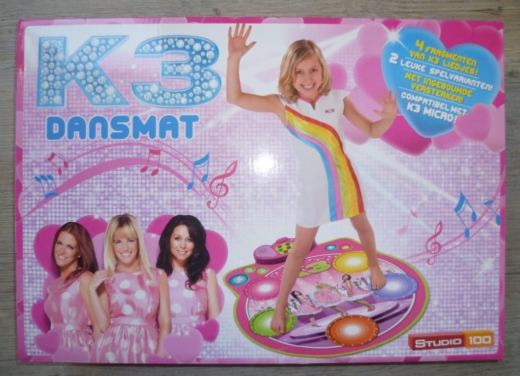dansmat K3, Ophalen of Verzenden, Zo goed als nieuw, Jongen of Meisje