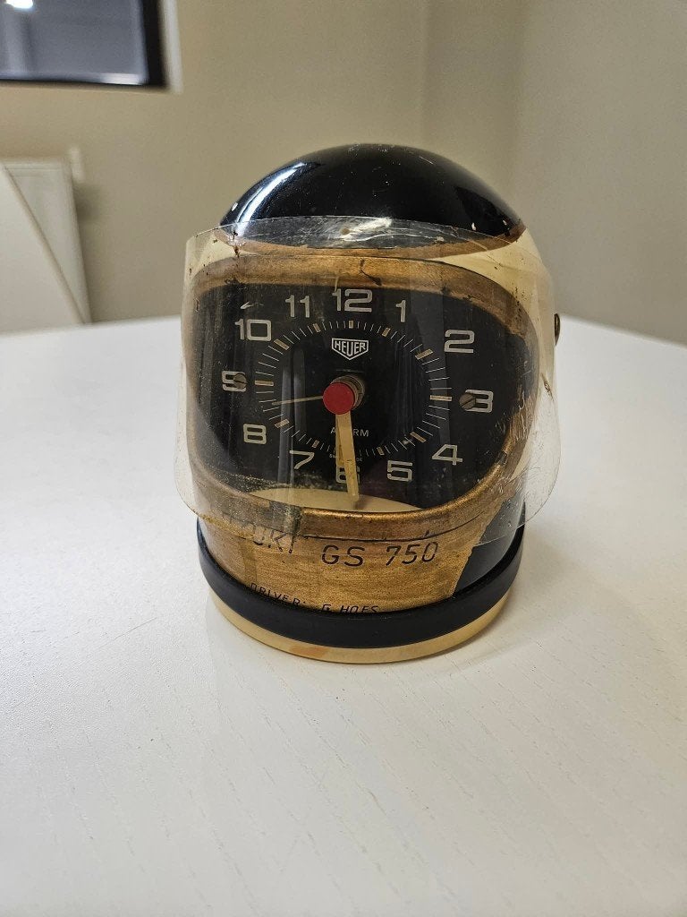Horloge tag Heuer vintage – Suzuki GS750, Enlèvement, Utilisé, TAG Heuer