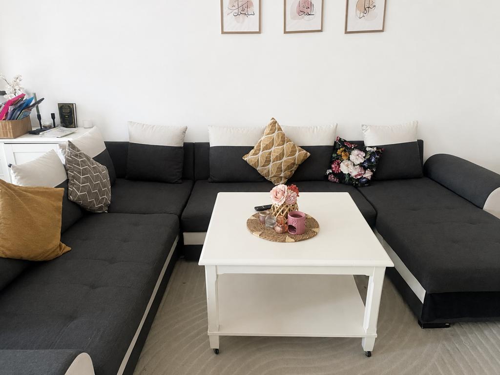 Canapé angle U ,avec lit, Maison & Meubles, Canapés | Coins salons complets, Enlèvement, Utilisé, Tissus