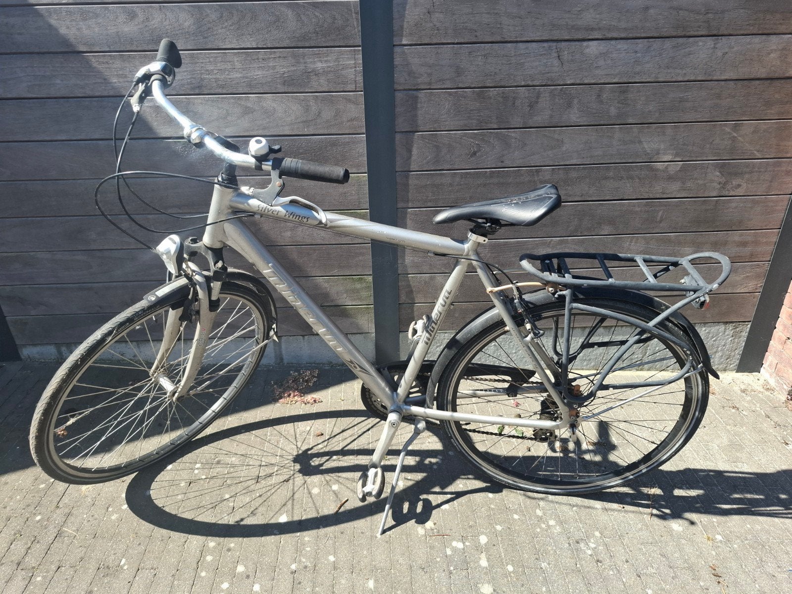fiets heren Minerva Silver wings, Ophalen