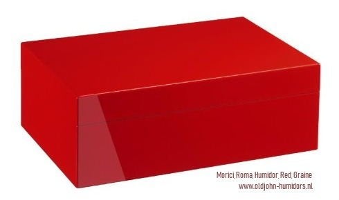 MORICI ROMA RED RED DIGITALE HUMIDOR top merk humidor  H69, Verzenden, Nieuw, Tabaksdoos of Verpakking