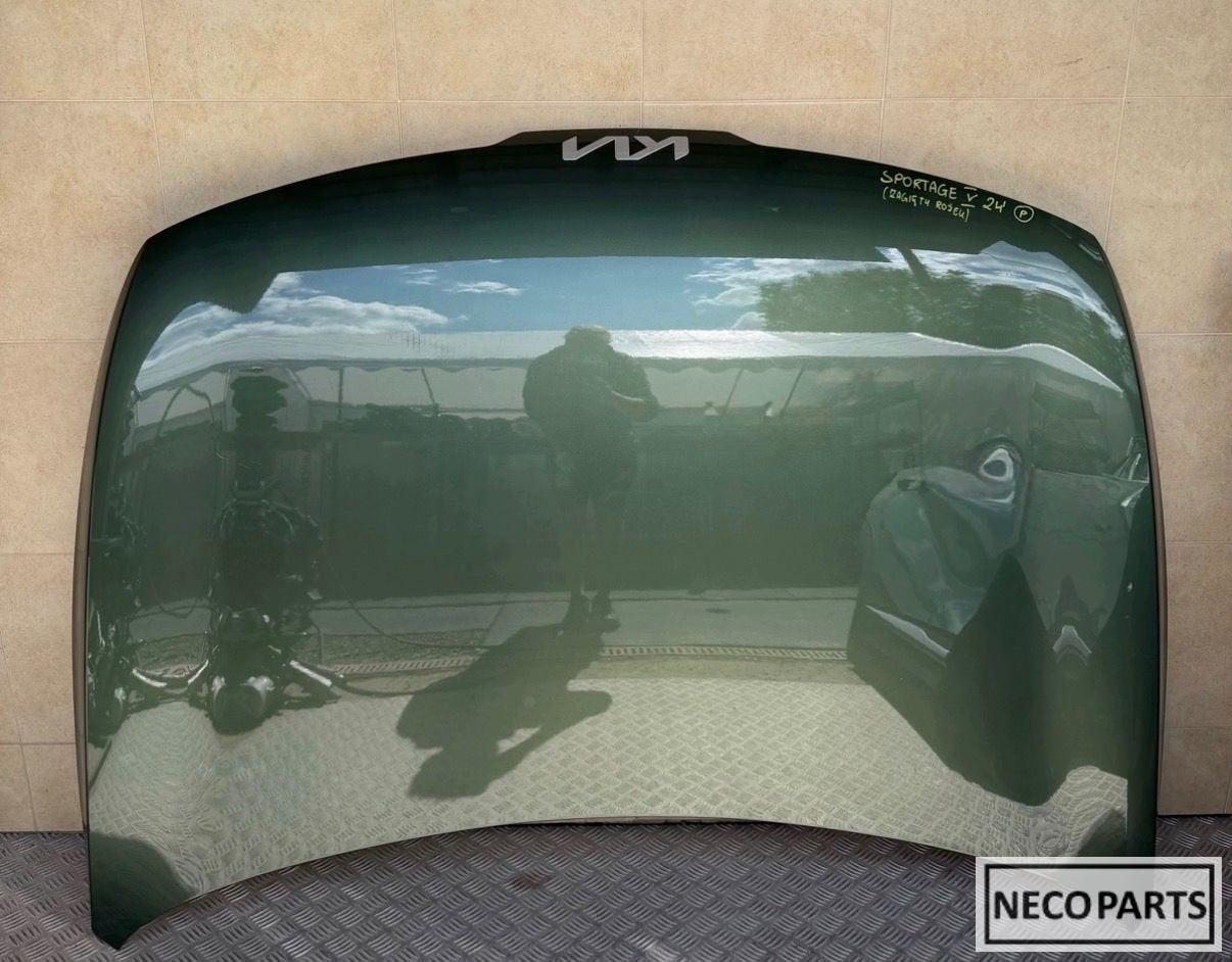 KIA SPORTAGE V MOTORKAP ORIGINEEL COMPLEET ALLES LEVERBAAR, -, Ophalen of Verzenden, Achter, -
