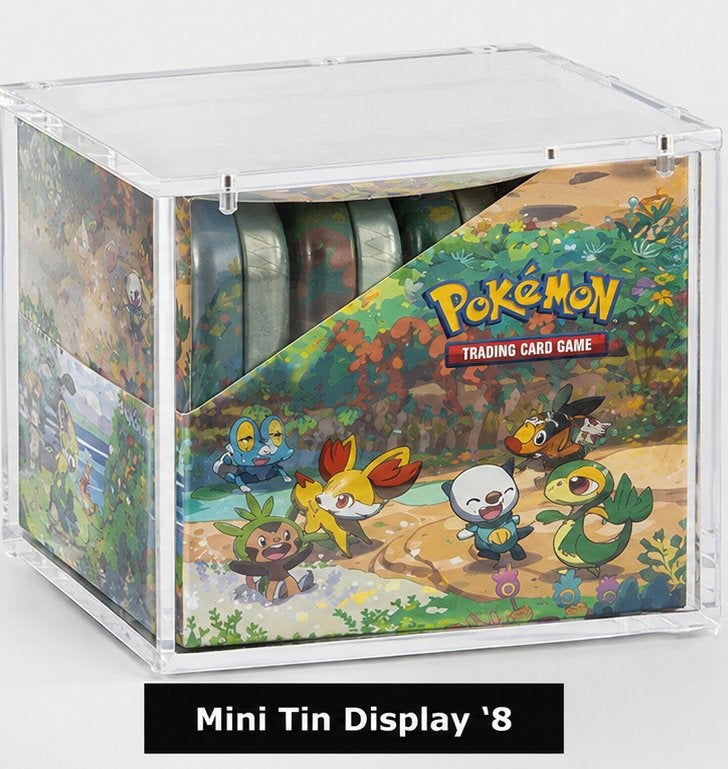 Magnetic UV-Resistant Acrylic Case  Mini Tin Display 8 Tins, Enlèvement ou Envoi, Comme neuf