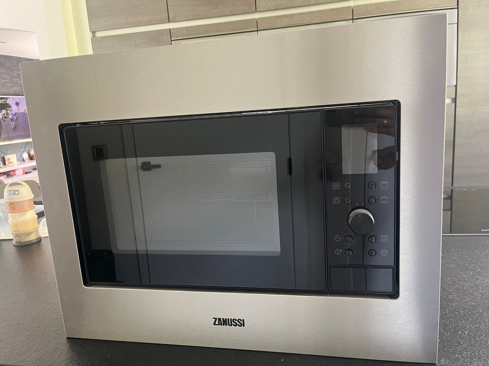 Zanussi microgolf oven ZMSN4DX, Elektronische apparatuur, Ophalen, Gebruikt, Microgolfoven, Grill