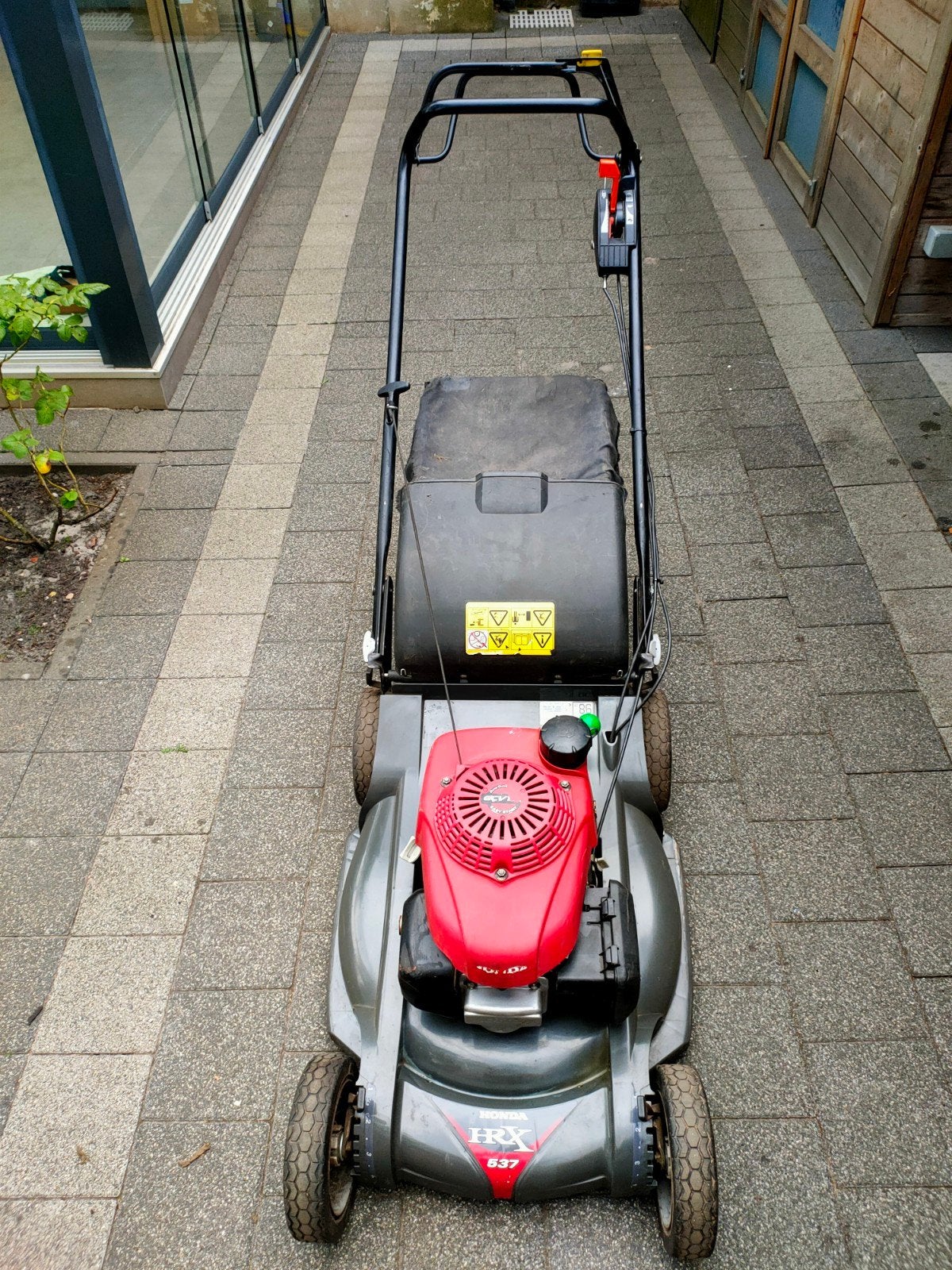 Honda HRX 537. Volledig onderhoud gehad. In perfecte staat., Tuin en Terras, Grasmaaiers, Ophalen, Zo goed als nieuw