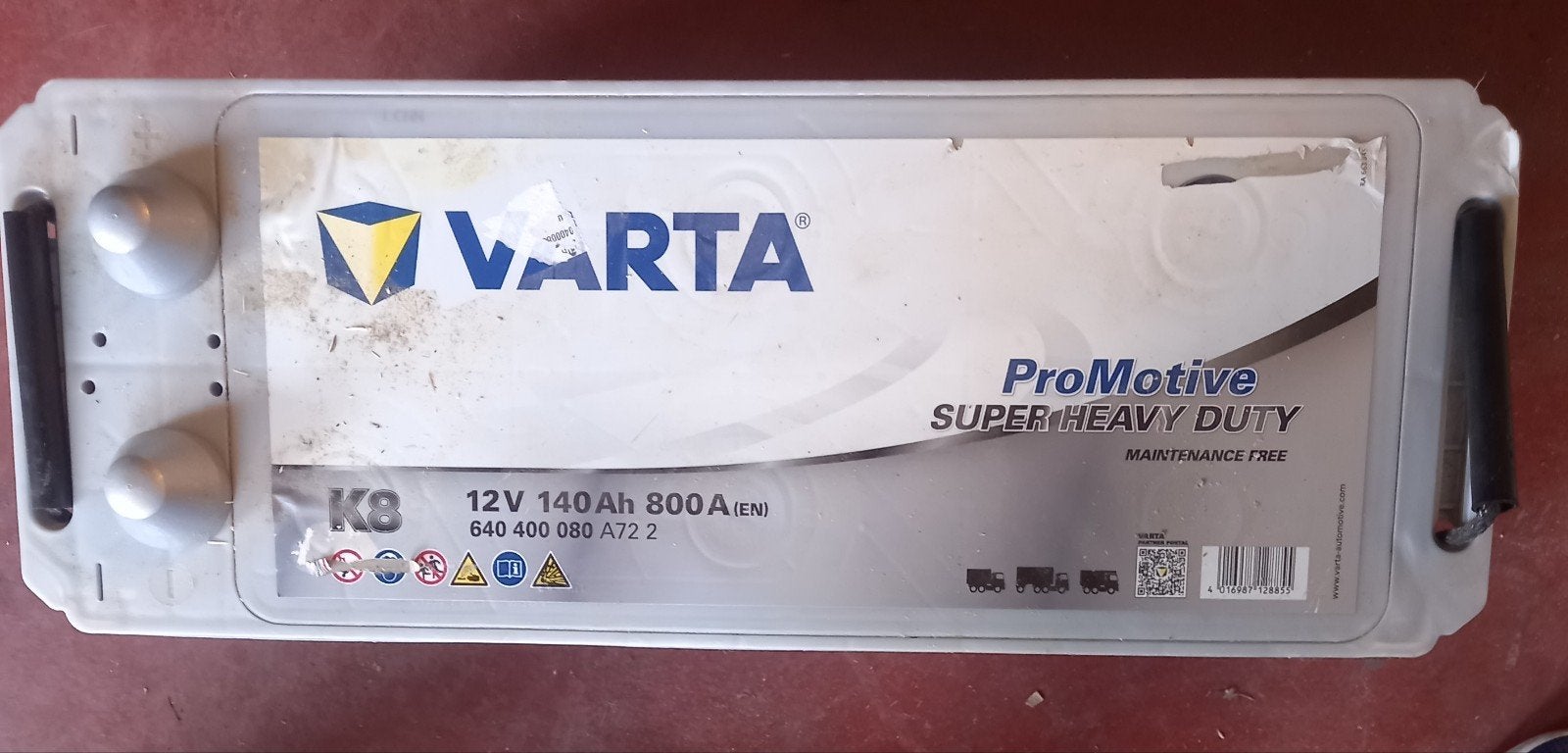 batterie 12v 140ah, Ophalen, Gebruikt