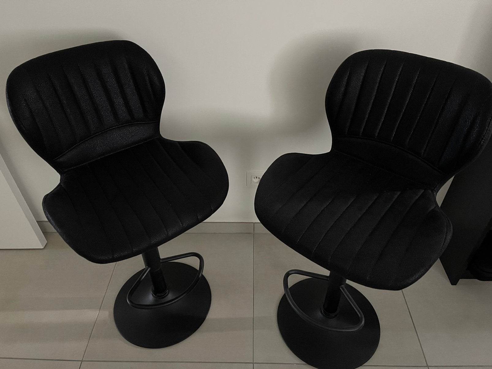 2x stoelen verstelbaar voor aan bar!, Enlèvement, Comme neuf