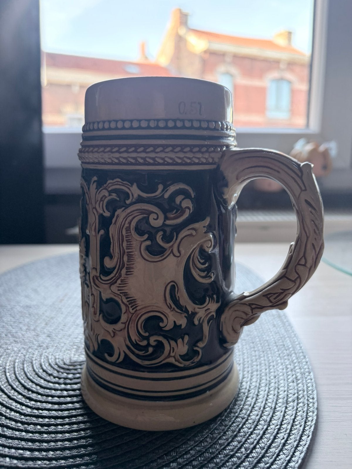 Villeroy & Boch Beker uit de collectie Mettlach, model n 216, Antiek en Kunst, Ophalen