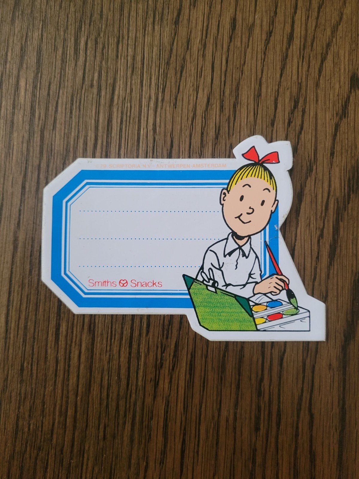 Oude sticker Suske en Wiske smiths, Ophalen of Verzenden