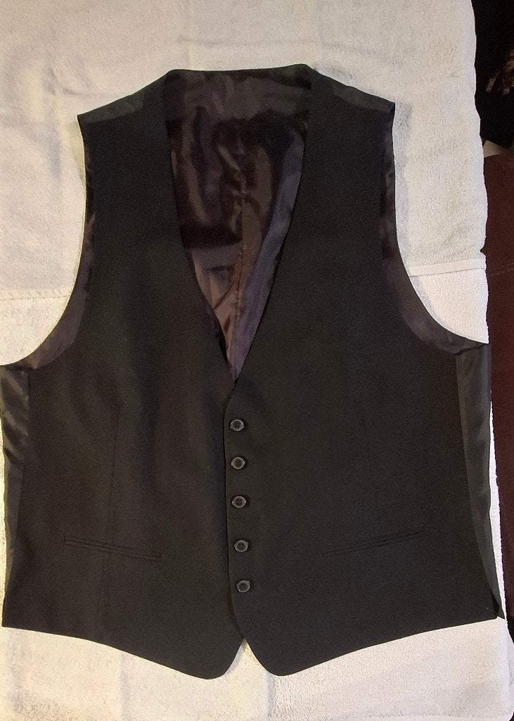 Gilet vest, Ophalen, Zwart, Maat 56/58 (XL), C&A