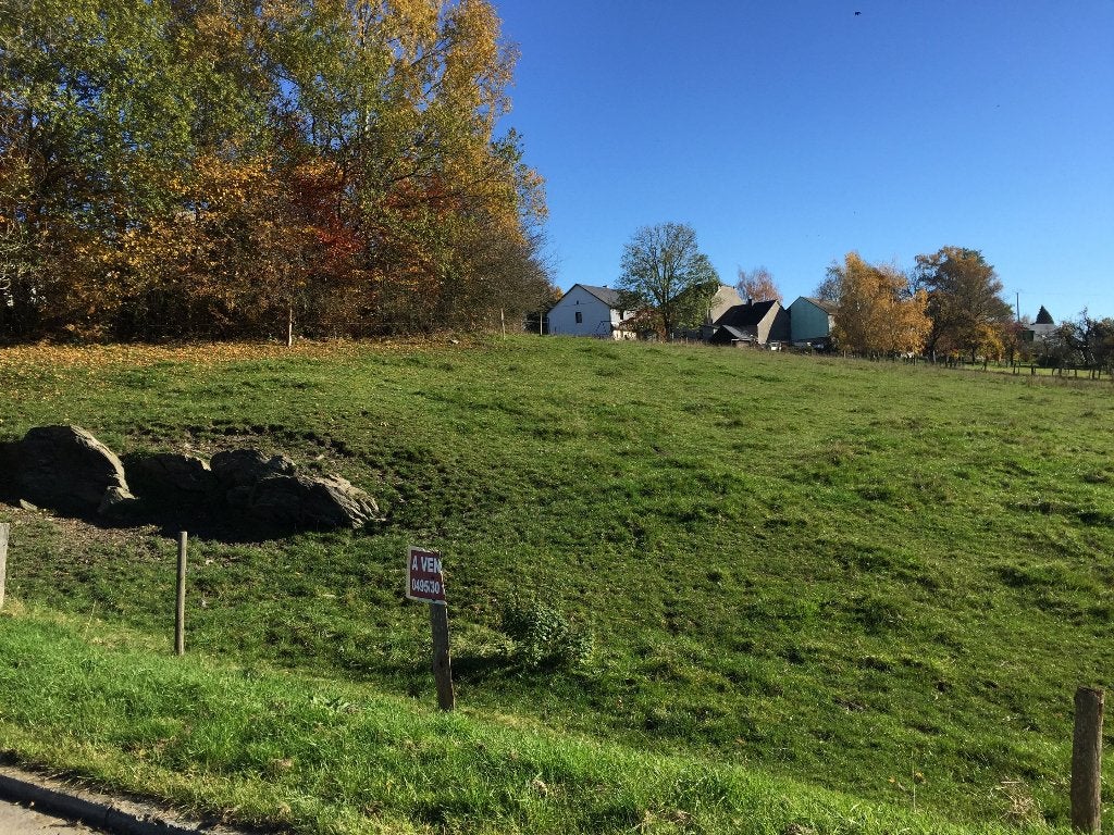Terrain de villa avec arrière-plan à vendre à Vaux-sur-Sûre, Immo, Vaux-sur-sure, 1500 m² ou plus