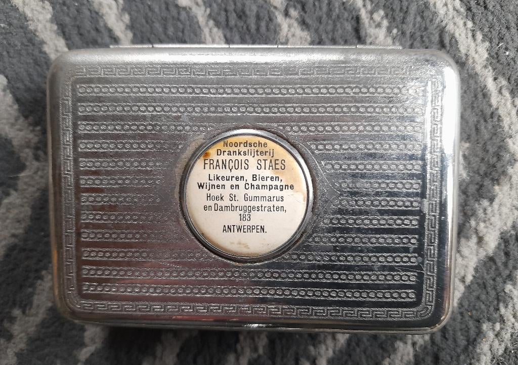 Tabaksdoos  Staes  Antwerpen, Verzenden, Gebruikt