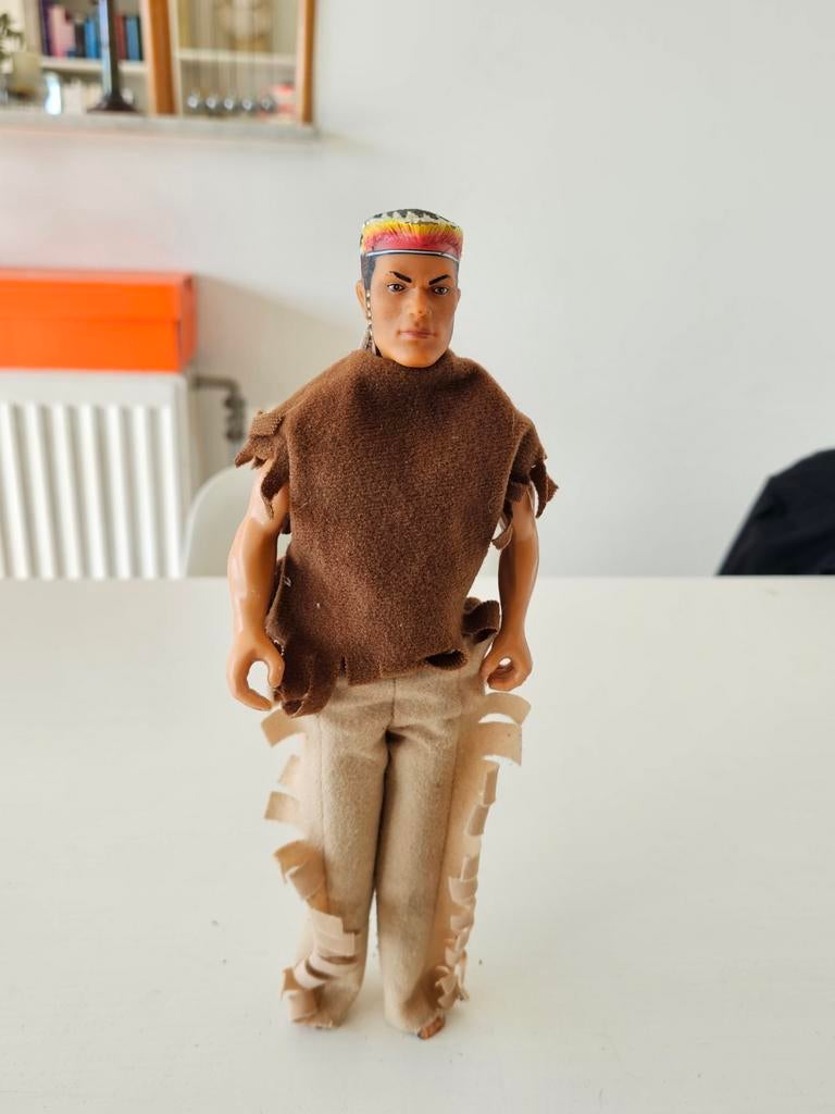 vintage actiefiguur van het merk Totsy, geproduceerd in Chin, Antiek en Kunst, Ophalen