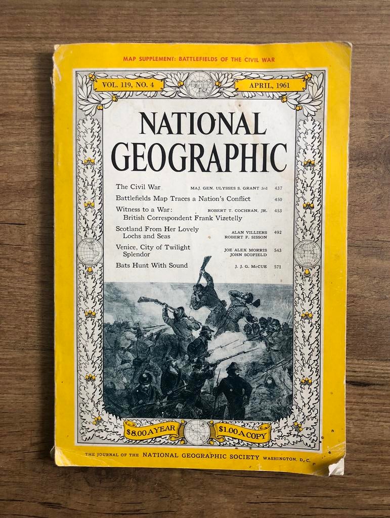 National Geographic Vol.119 No. 4 April 1961, Enlèvement ou Envoi