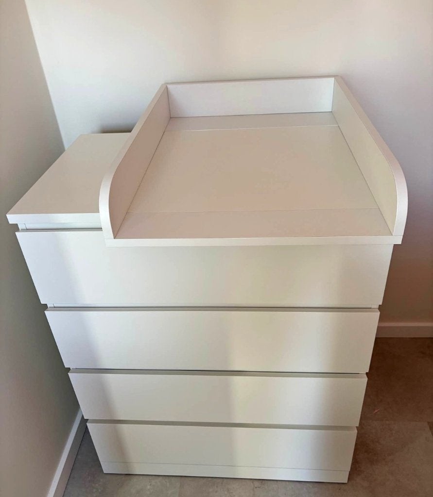 Luierblad/verschoon opzetstuk voor Ikea malm schuivenkast, Enlèvement, Utilisé, Commode