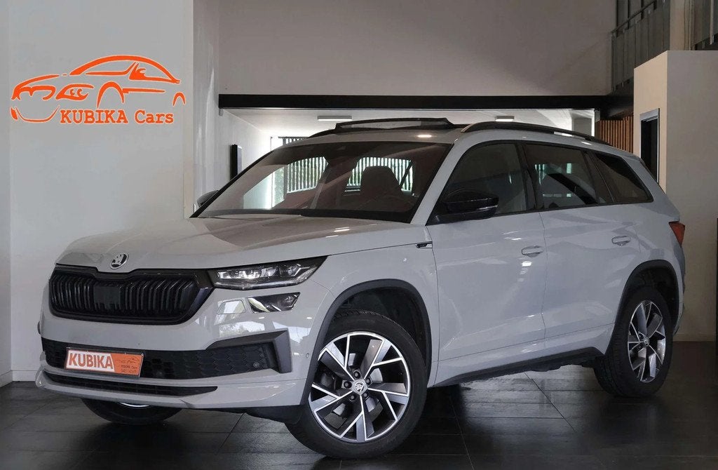 Skoda Kodiaq Kodiaq 1.5 TSI ACT Sportline II DSG Pano 360, Auto's, Skoda, Bedrijf, Te koop, Kodiaq, Airbags, Airconditioning, Apple Carplay
