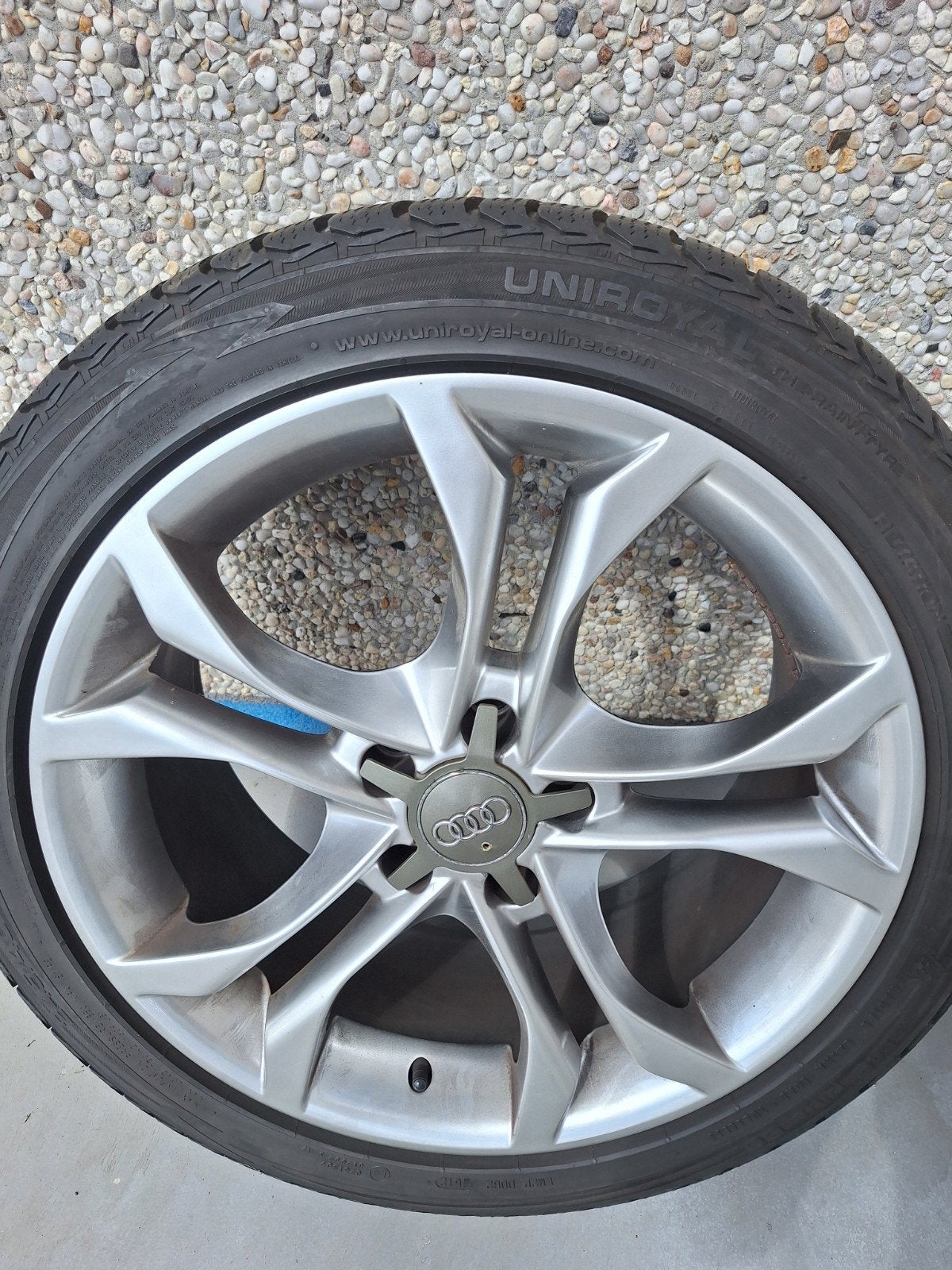 Alu velgen met winterbanden voor Audi, Auto-onderdelen, Banden en Velgen, Ophalen, Winterbanden, Velg(en)