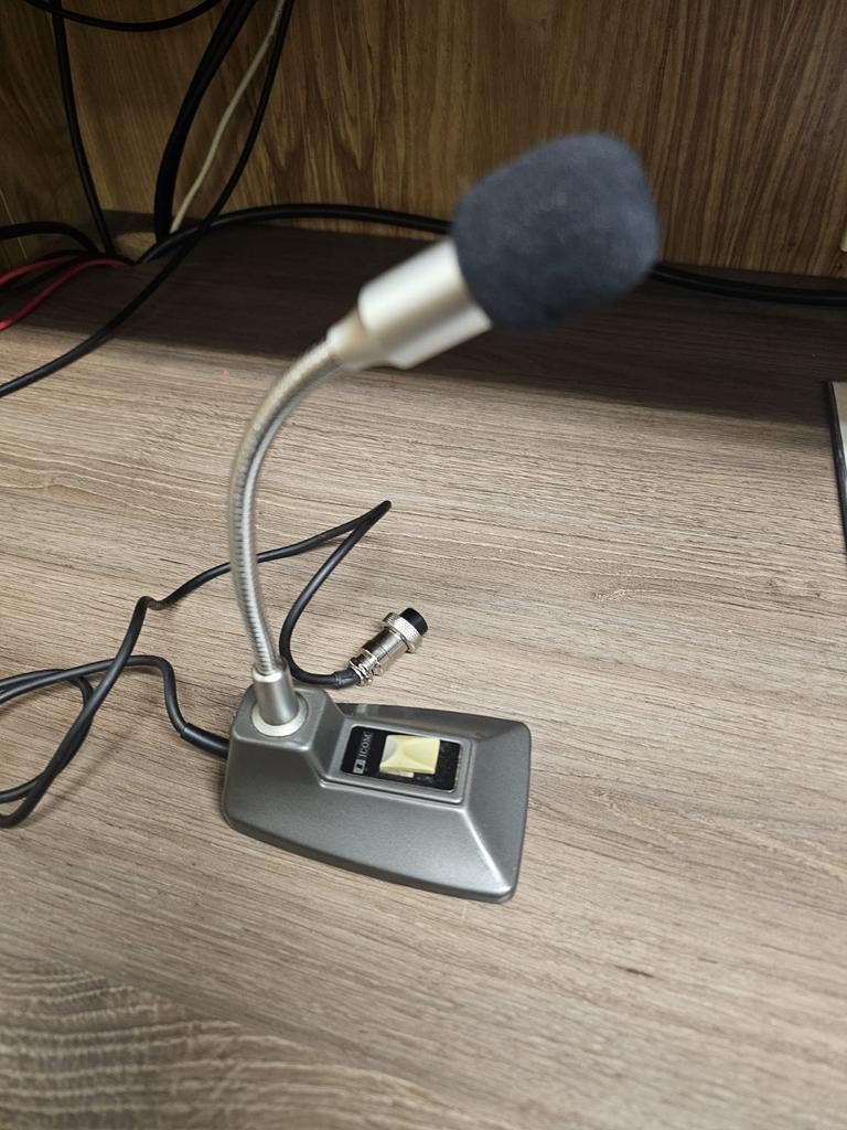 Icom sm  2 Tafelmicrophone, Telecommunicatie, Ophalen of Verzenden, Gebruikt, Zender en Ontvanger