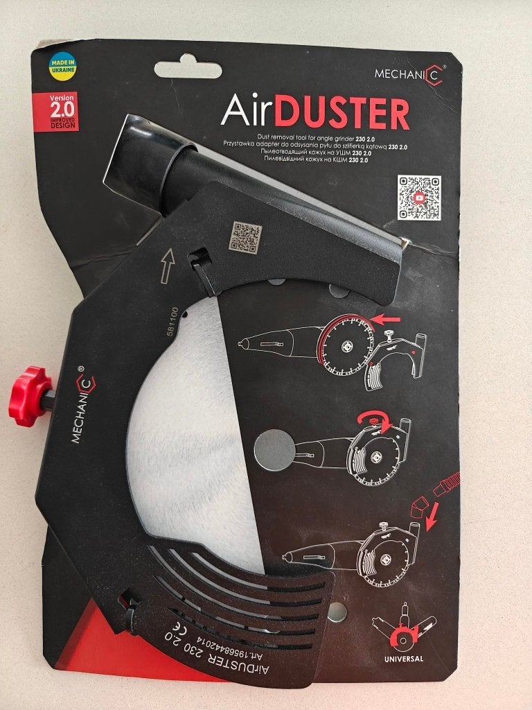 Airduster 2.0 stofafzuiging slijpmachine 230mm, Doe-het-zelf en Bouw, Ophalen, Nieuw, Overige typen