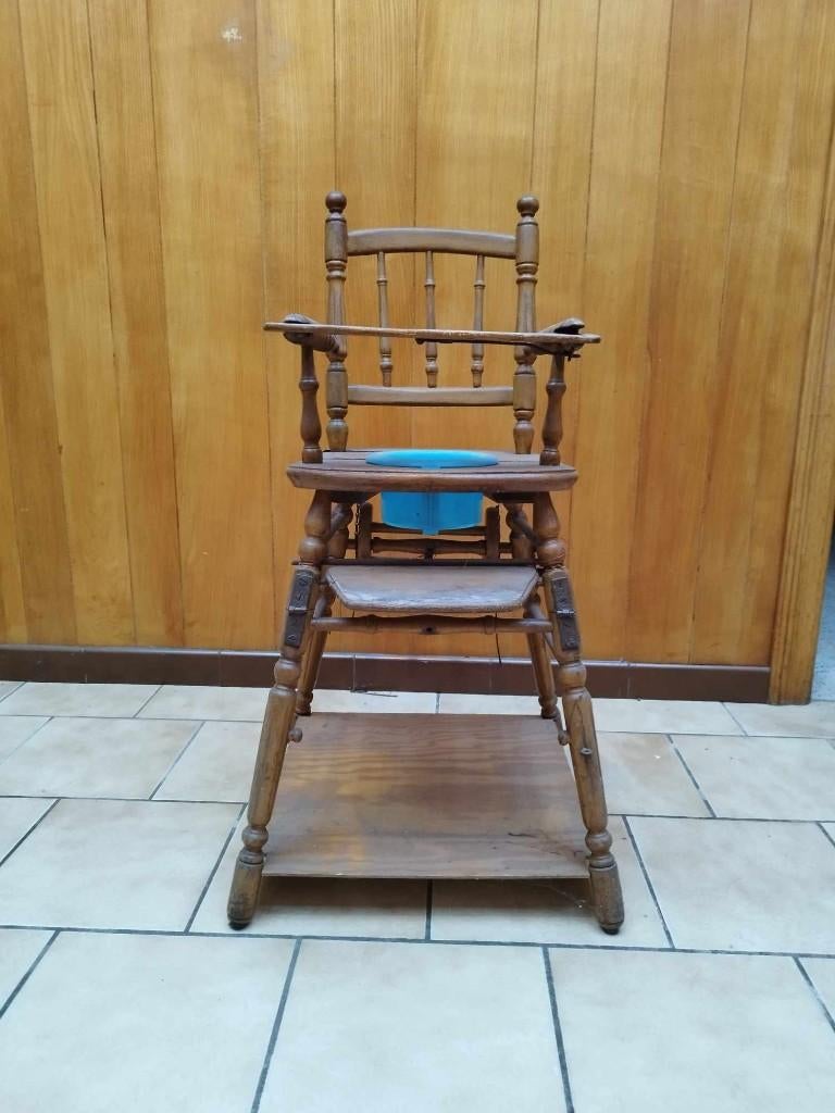 Chaise haute d'enfant évolutive et dépliable, Ophalen of Verzenden, Gebruikt, Meegroeistoel, Afneembaar eetblad