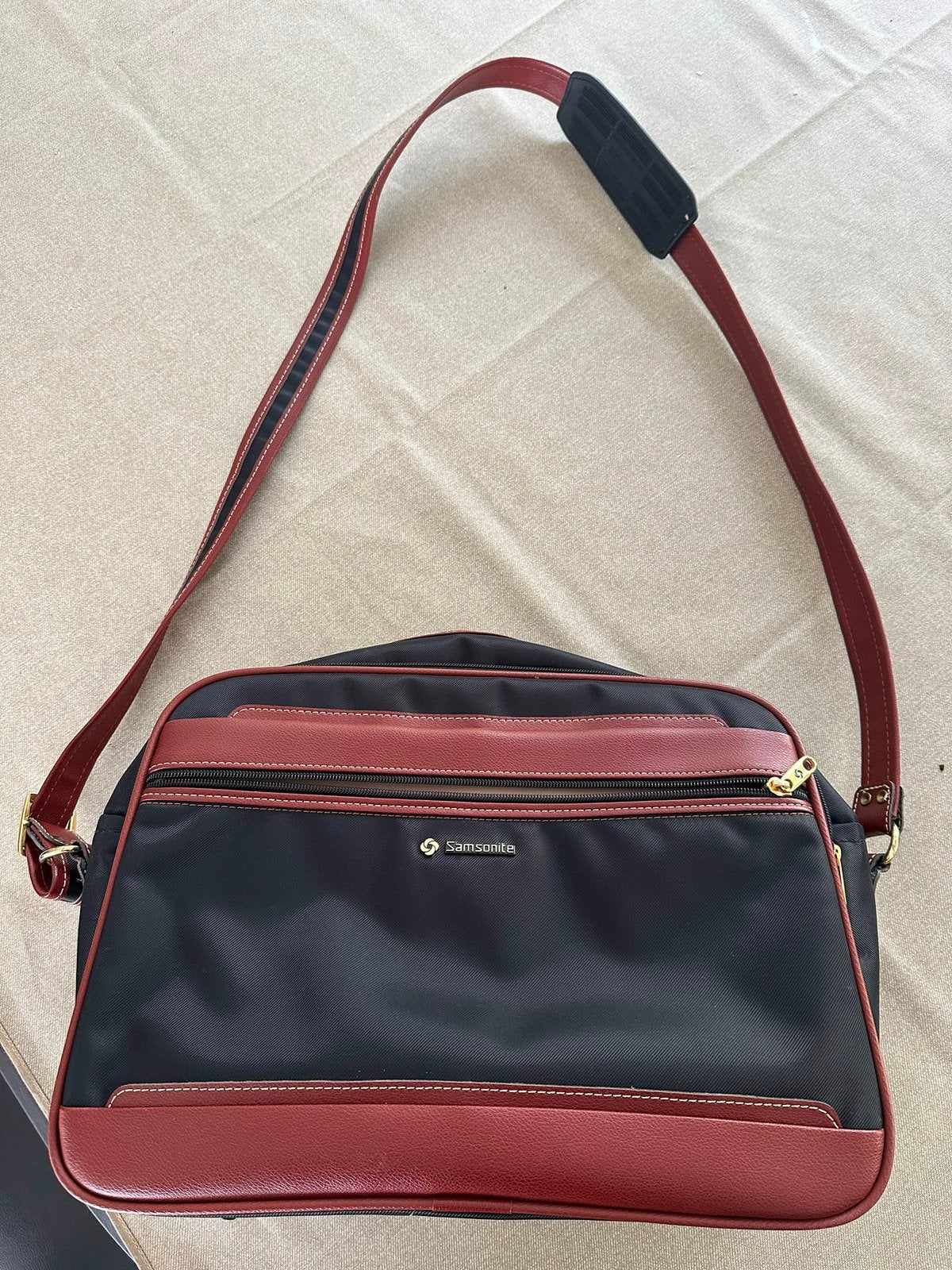 SAMSONITE Sac bandoulière voyage ordinateur vintage, Enlèvement, Comme neuf