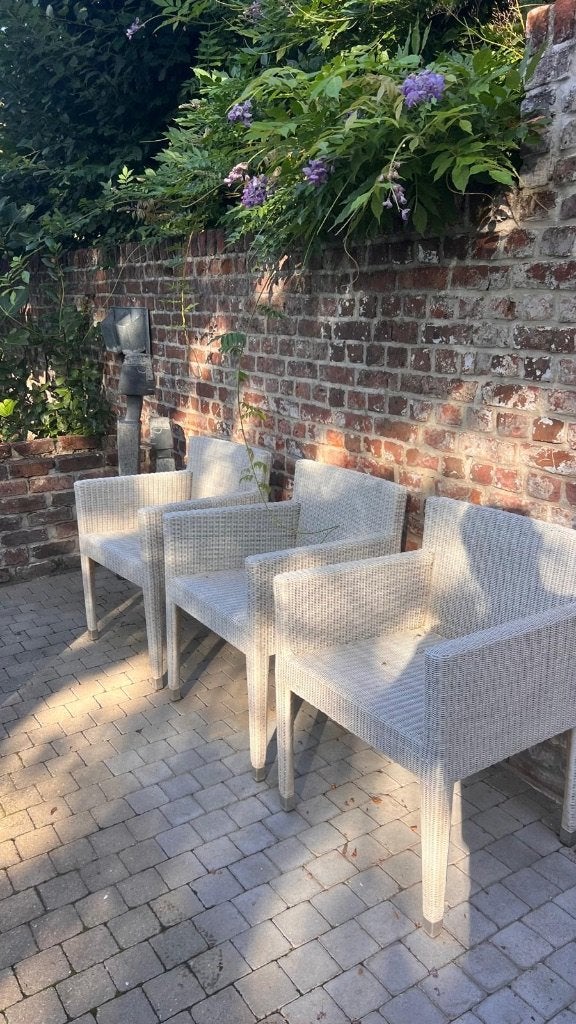 Set Tuinstoelen Karel Roex (horeca), Jardin & Terrasse, Chaises de jardin, Enlèvement, Utilisé, Synthétique