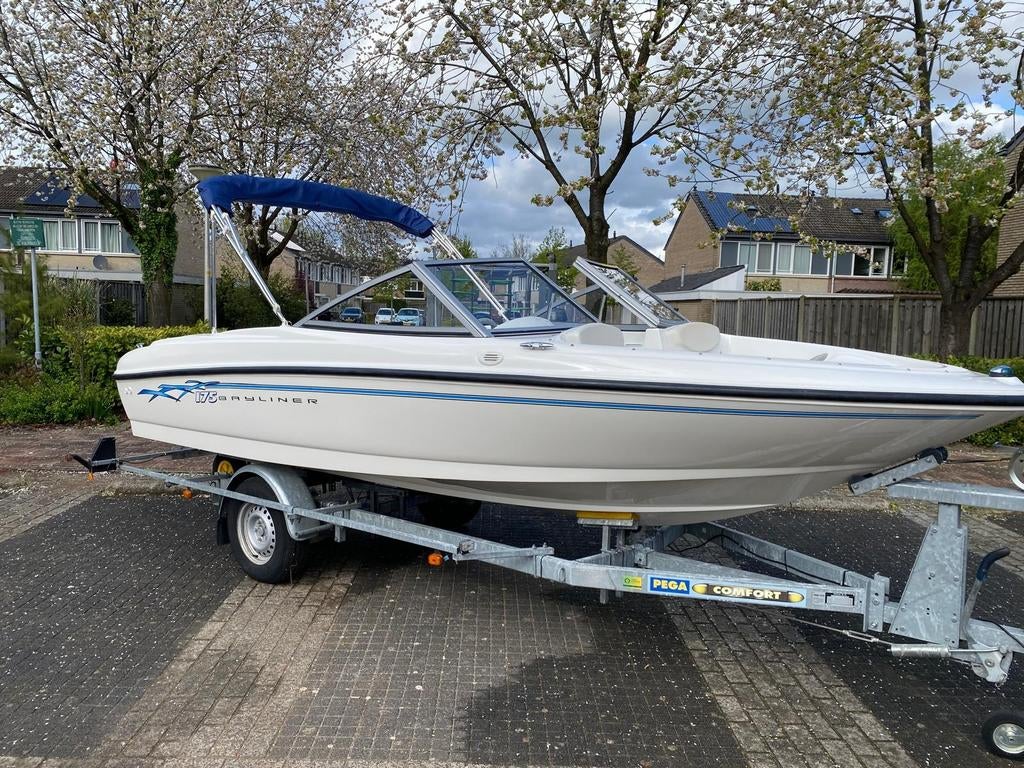 Bayliner 175 met Pega comfort trailer, Ophalen, Binnenboordmotor, 120 tot 200 pk, Zo goed als nieuw
