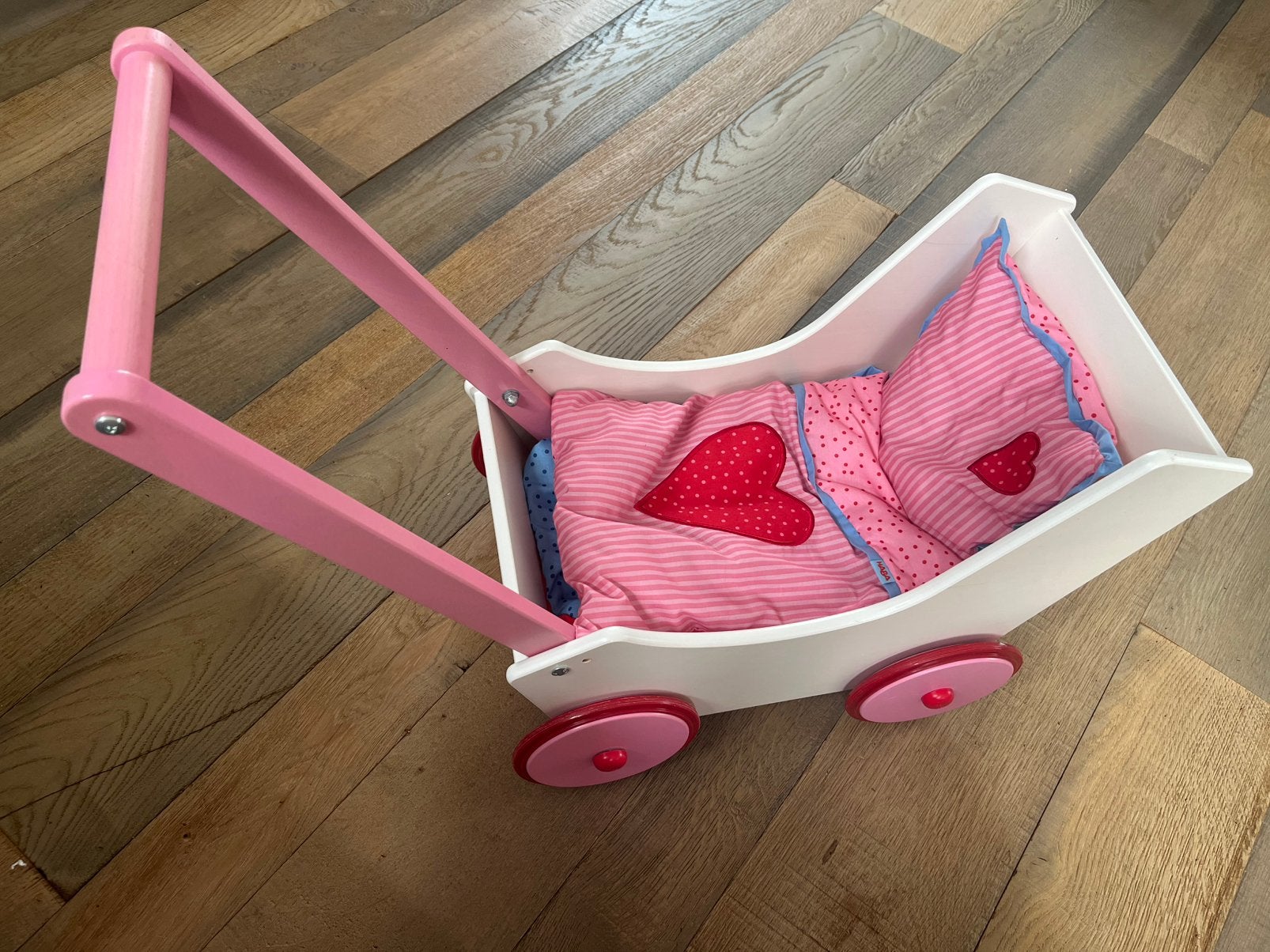 Poppenwagen haba, Ophalen, Gebruikt, Babypop