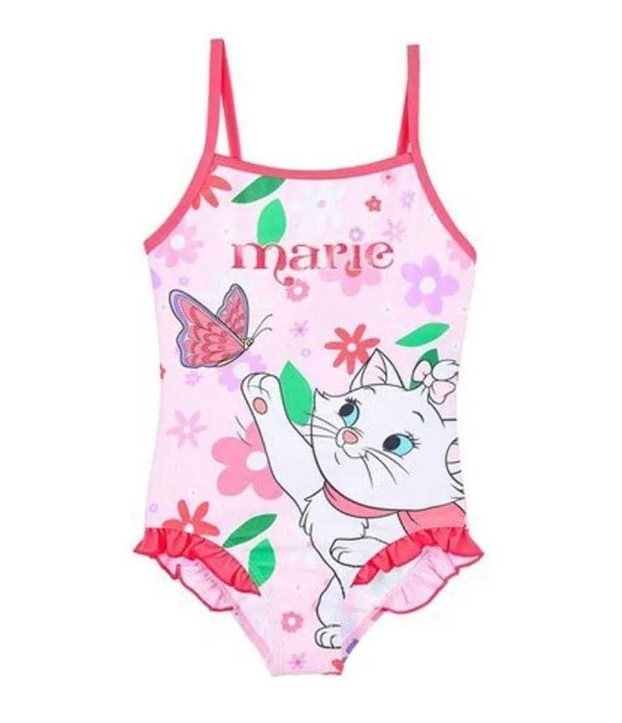 Marie Cat Badpak Flower Roze - Maat 98 - 104 - 110 - Disney, Kinderen en Baby's, Kinderkleding | Kinder-zwemkleding, Disney, Maat 104